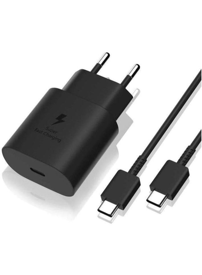 vesus 45W USB C Super Fast Charging PD Charger - Compatible with S24 S23 S22 S21 S20 Ultra, S24+ S23+ S22+ S21+, A53, A15, A 55, A54 - Type C Power Adapter, - Image 1