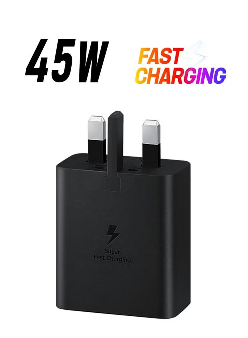 vesus 45W USB C Super Fast Charging PD Charger - Compatible with S24 S23 S22 S21 S20 Ultra, S24+ S23+ S22+ S21+, A53, A15, A 55, A54 - Type C Power Adapter, - Image 4