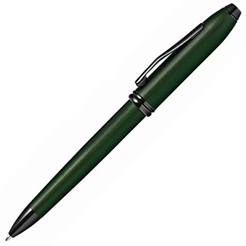 Cross Townsend PVD Micro-knurl Ballpoint Pen - Matte Green - Image 2