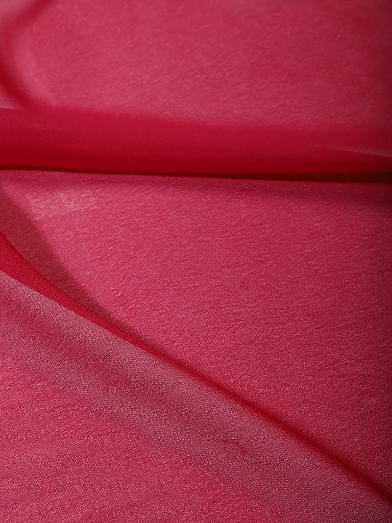 أيه كيه إس Magenta Textured Slub Fabric One Meter