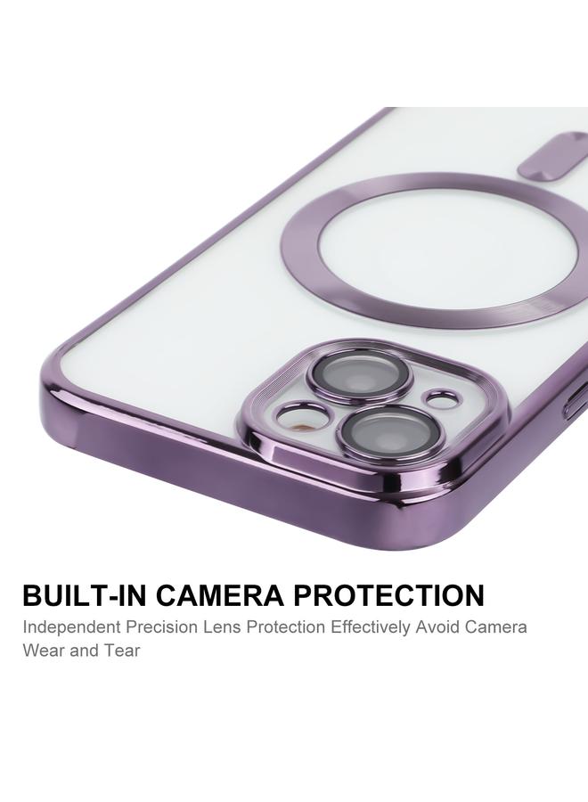 إنكاي جراب لهاتف iPhone 14 Plus مصنوع من مادة TPU المقاومة للصدمات ومطلي بالكهرباء مع غشاء عدسة - Image 3