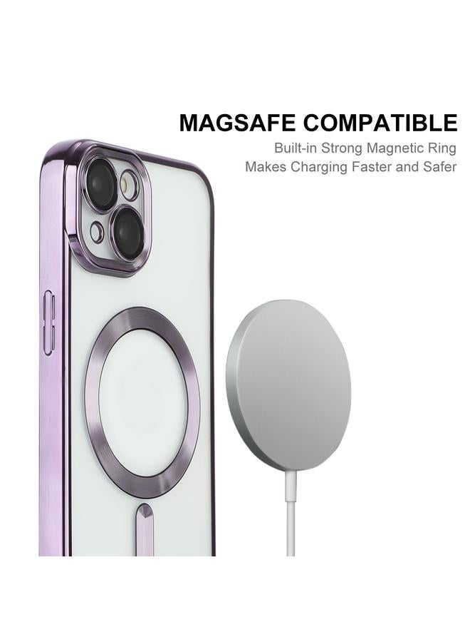 إنكاي جراب لهاتف iPhone 14 Plus مصنوع من مادة TPU المقاومة للصدمات ومطلي بالكهرباء مع غشاء عدسة - Image 2