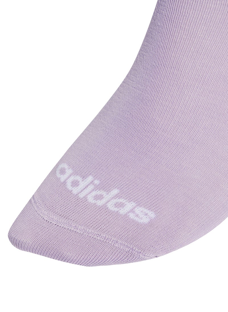 Adidas 3 Pack Thin Linear Low-Cut Socks  - Image 3