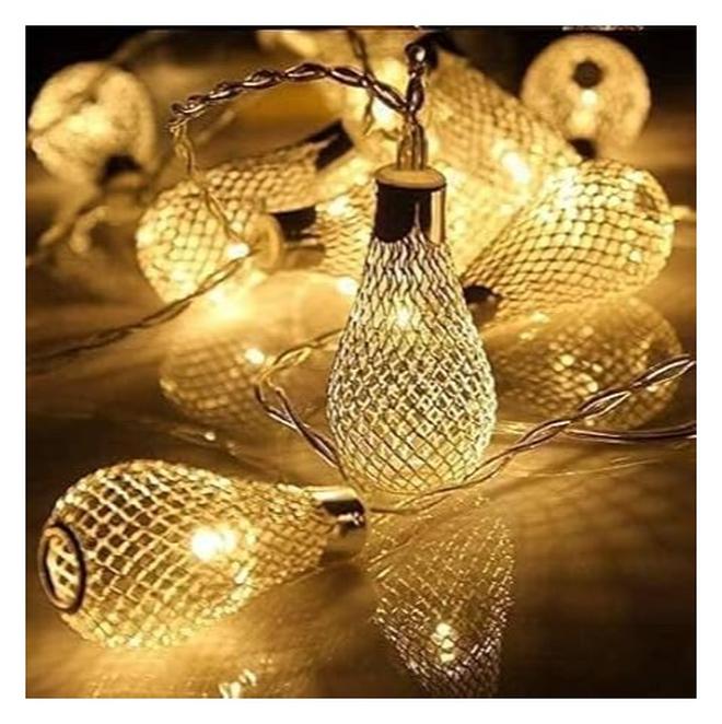 10 LED Copper Diecast Ramadan Decoration Lamp - Image 1