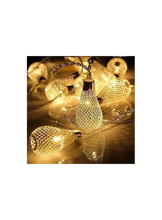 10 LED Copper Diecast Ramadan Decoration Lamp - Image 1