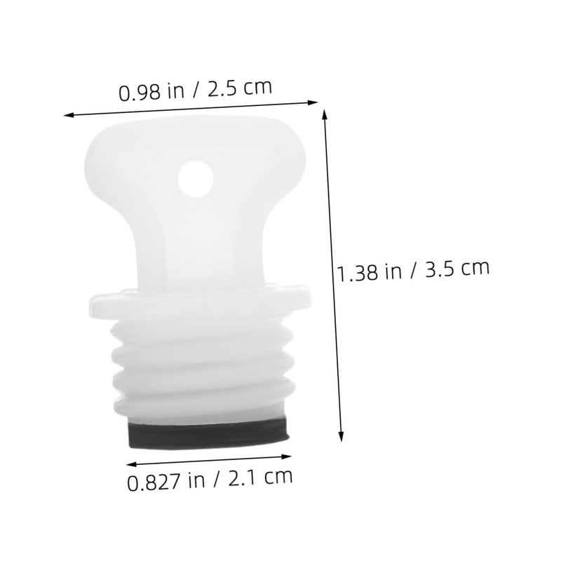 5 Pack 21mm Hot Water Bottle Rubber Caps Leakproof Replacement Seals for Therapy - Image 3