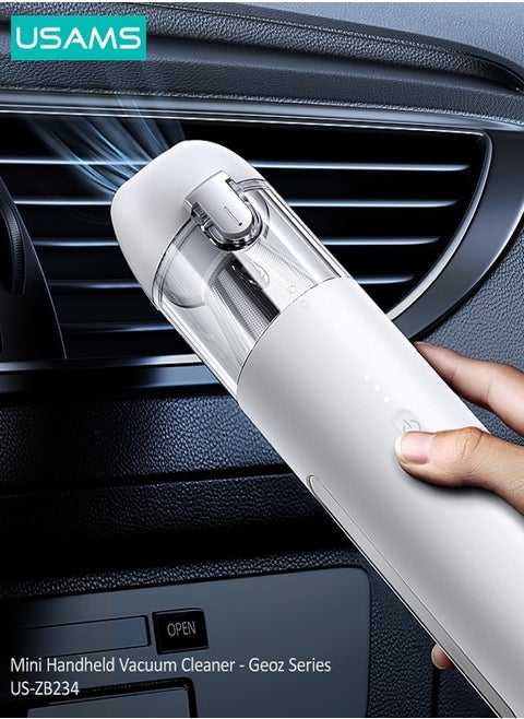 Car Vacuum Cleaner Handheld Cordless Portable Powerful Rechargeable Adjustable Suction for Car Home and Office