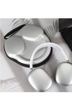 KASTWAVE Waterproof Smart Hard Case for AirPods Max, Designed with Sleep Mode, Protective Portable Hard Shell Travel Carrying Storage Bag for Apple AirPods Max Headphone Accessories, Silvery  - Image 4
