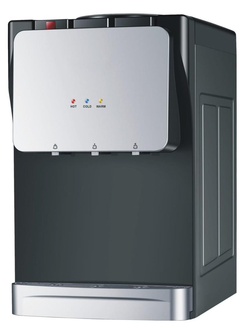 Mini Water Dispenser PWD-5100T | 5L Bottom Loading | Hot & Cold Tap Water, Filtered, Removable Drip Tray | 580W 