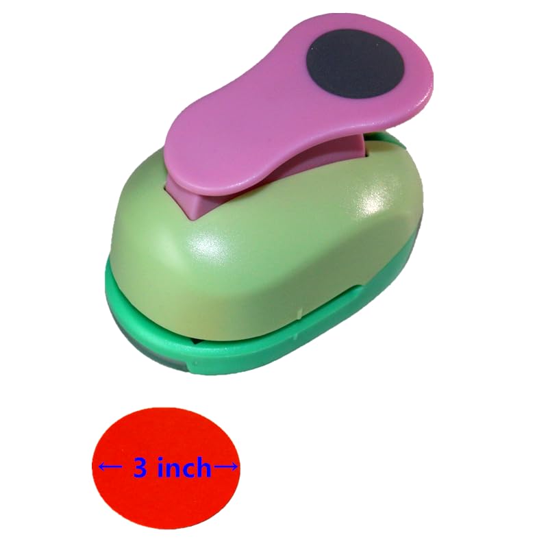 CADY Crafts Punch 1.5 inch Circle Punches Craft Lever Punch Handmade Paper Punch 1.5 inch Circle - Image 2
