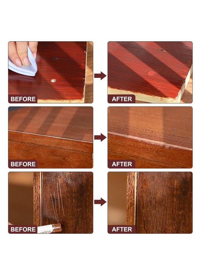 سيسو مجموعة أعواد حشو الخشب من SEISSO، 18 لونًا من أقلام التلوين لإصلاح الأثاث مع مكشطة، مجموعة إصلاح خدوش الأثاث لللمسات الأخيرة والخدوش والجروح والشقوق وثقوب المسامير في الأرضيات والخزائن والطاولات - Image 5