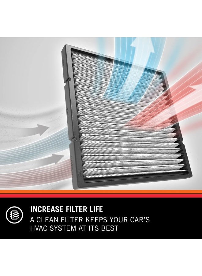 K&N Cabin Filter Cleaning Kit: Spray Bottle Filter Cleaner and Refresher Kit; Restores Cabin Air Filter Performance; Service Kit-99-6000  - Image 3