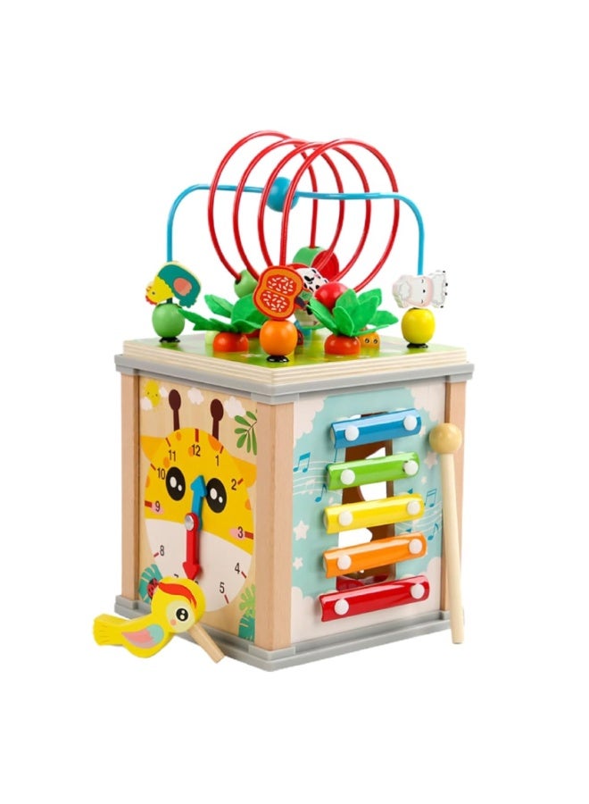 Factory Price سعر المصنع لجاس 10 في 1 مكعب النشاط متعدد الوظائف للأطفال الصغار - Image 1