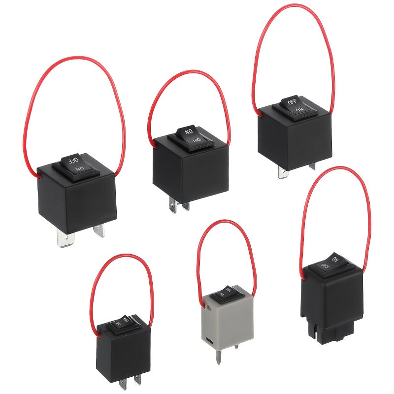 ISINFLASH 9038A Relay Bypass Switch Kit with Amp Loop Pack of 6 Relay Tester Diagnostic Scan Switch Kit 9038A Replaces 9036A and 9037A