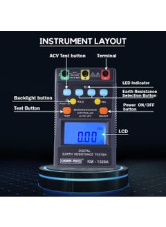 KUSAM-MECO KUSAMMECO DIGITAL EARTH RESISTANCE TESTER 3 TERMINAL  - Image 5