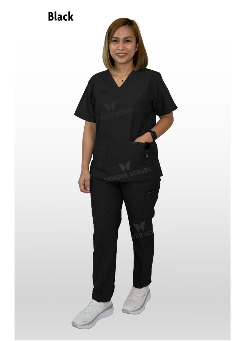 Unisex Nursing Scrubs in Black - pzsku/Z768DECDD0640CC581BC8Z/45/_/1729064304/6035f14c-5c69-42d1-a3a8-1edd3bc2ff24