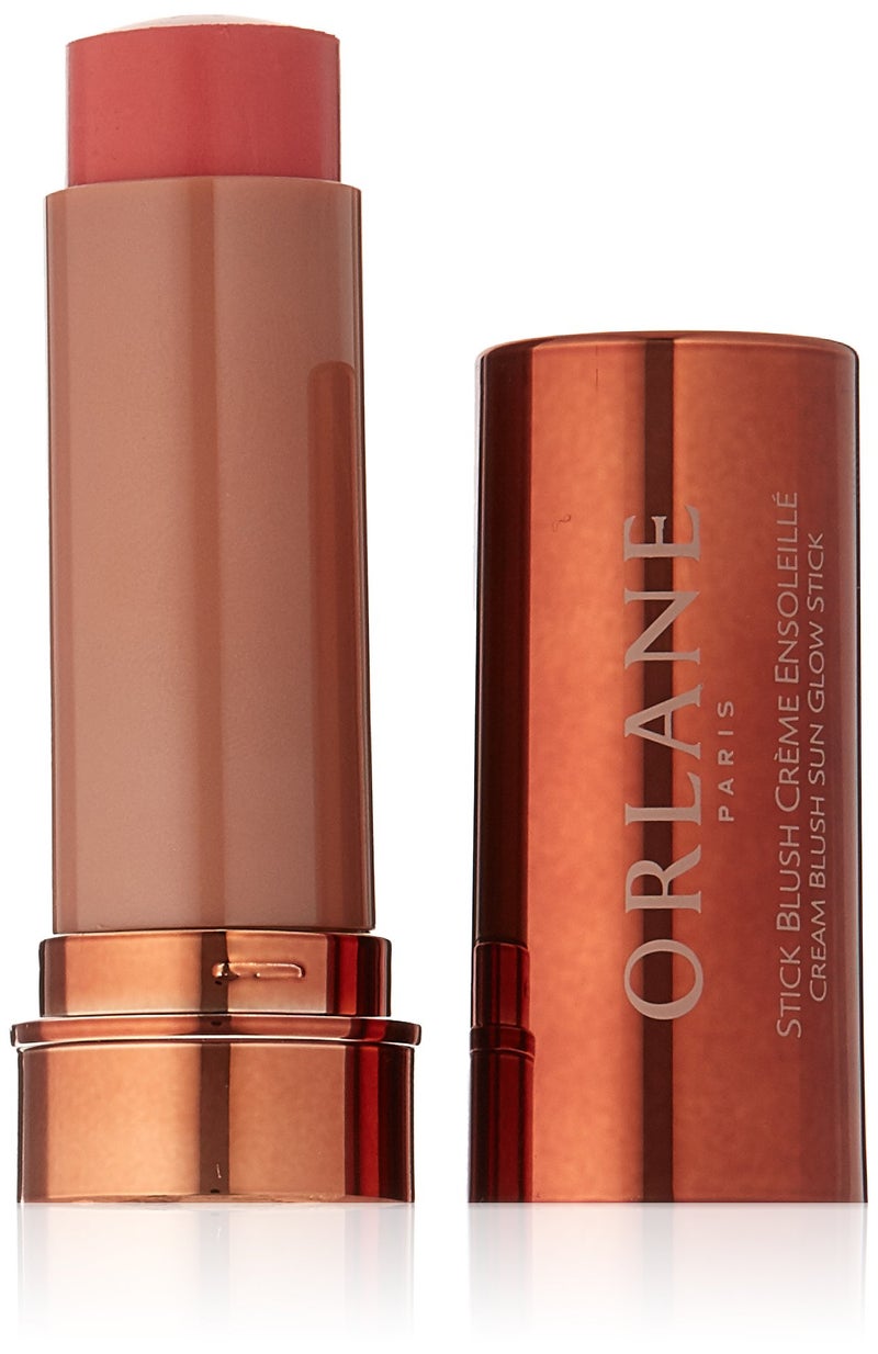 ORLANE PARIS Cream Blush Sun Glow Stick  Bright Pink Rose  Velvety Blush Cream Made with Made with Hyaluronic Acid Aloe and Vitamin E 9g