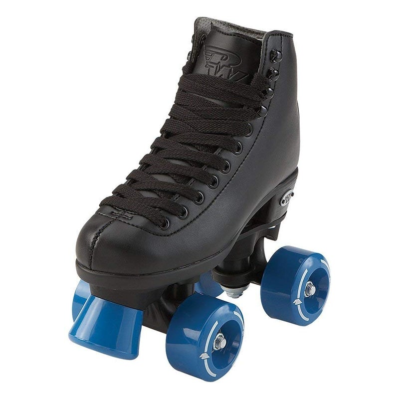 Riedell RW Wave Junior Roller Skates - Safe, Durable Indoor Rink Quad Skates for Boys and Girls with Padded Liner and Full-Precision Bearings - Black - Size 11 Youth - Image 4