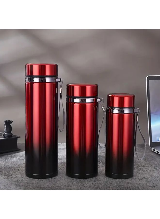 Personalized Gradual Color Change Vacuum Insulated Water Bottle 1000 ml Silvery - Image 1
