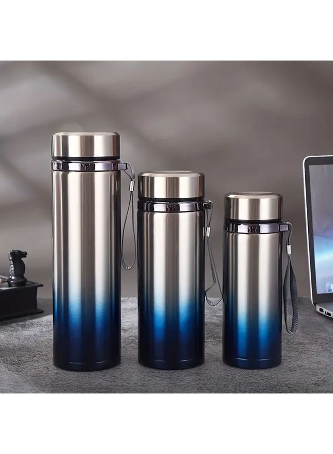 Personalized Gradual Color Change Vacuum Insulated Water Bottle 1000 ml Silvery - Image 2