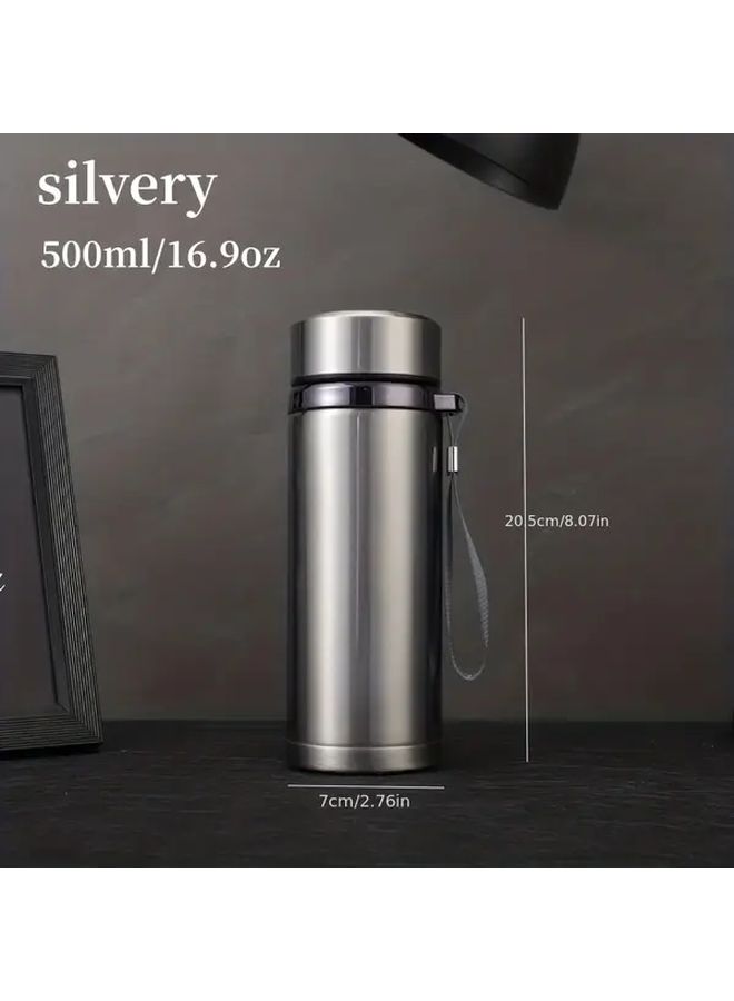 Personalized Gradual Color Change Vacuum Insulated Water Bottle 1000 ml Silvery - Image 3