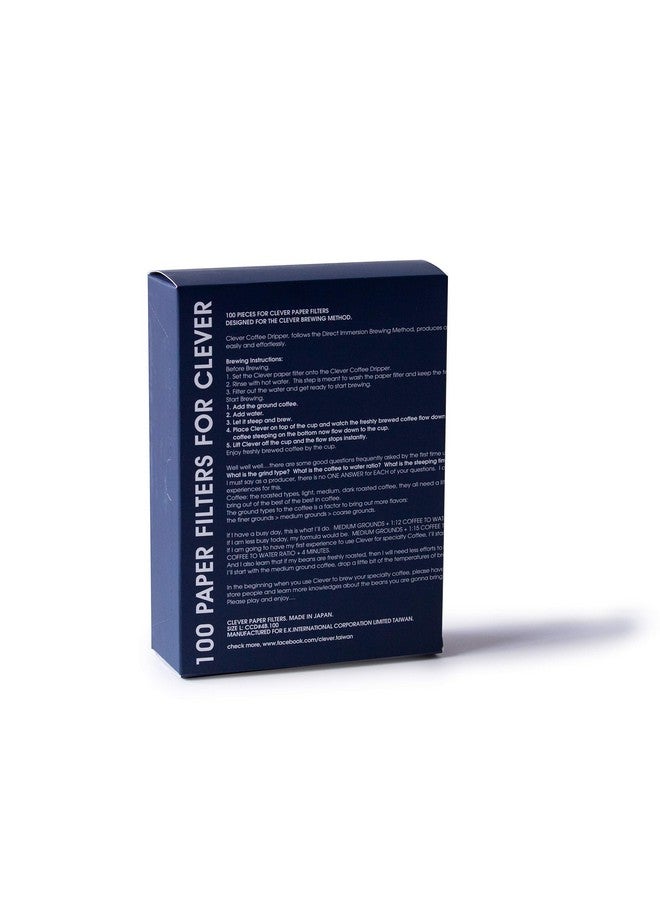 Clever Coffee Dripper Filters - 100 filter For use with Large 18oz Dripper (size #4) - Image 2