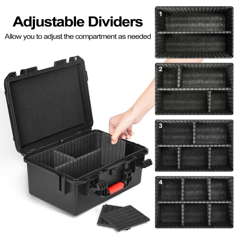 LOTOCASE Graded Sports Card Storage Box - Card Case for Trading | Baseball Card, Graded Card Slab Carrying Case Fits PSA BGS FGS & SGC, Waterproof Holder Storage Box for Top Loader, Magnetic (Holder 300+) - Image 3