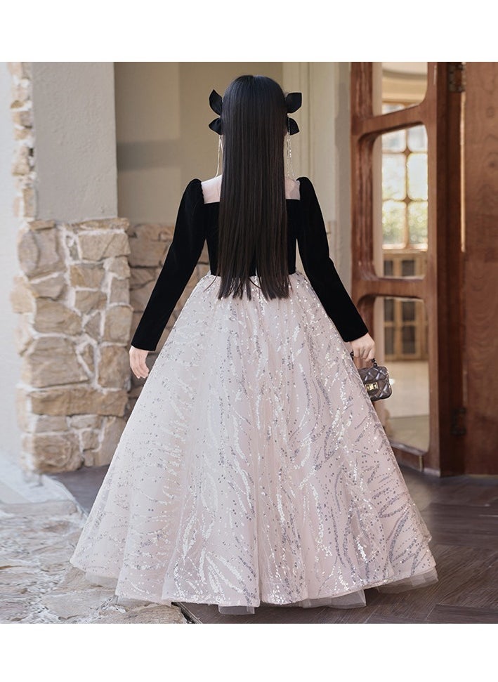 Generic - Girls' Princess Dress, High-End Evening Dress, Birthday Piano Performance, Runway Dress - Image 1