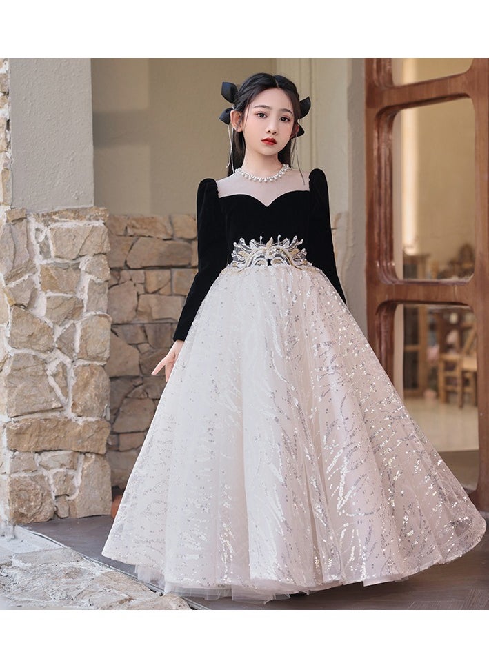 Generic - Girls' Princess Dress, High-End Evening Dress, Birthday Piano Performance, Runway Dress - Image 1