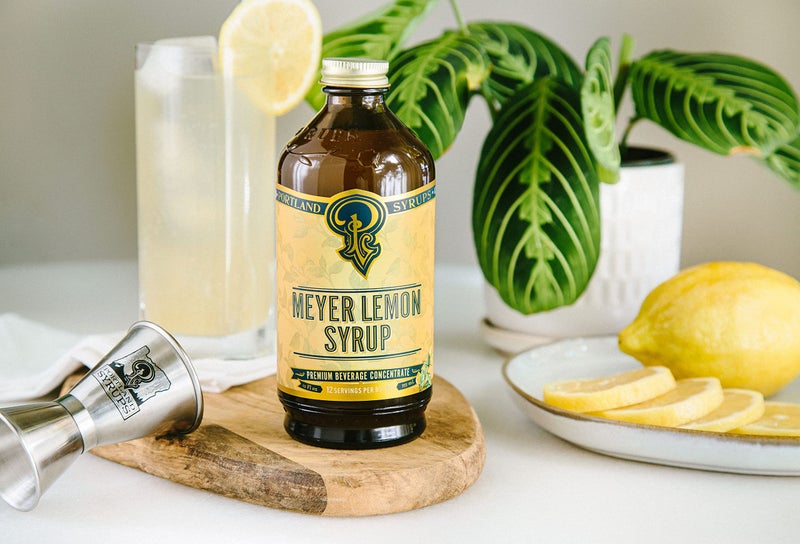 Portland Syrups Meyer Lemon Syrup - Premium Beverage Concentrate for Delicious Cocktails, Tea, Soda, Coffee Drinks, Baking, and More - 12 oz with 12 Servings (Pack of 2) - Image 4