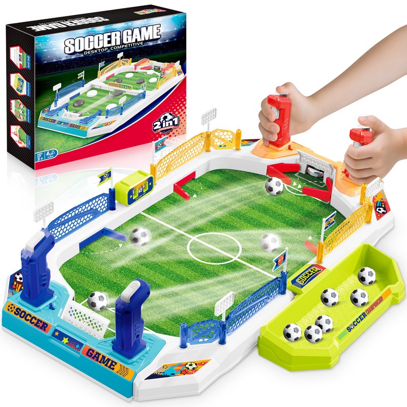 RIANEAN Mini Soccer Board Game for Kids Birthday Christmas Soccer Gifts for 3 4 5 6 7 812 Year Old Boys Football Table Toys Pinball Interactive Sports Game for Indoor Home Party Family Playroom Travel - Image 2