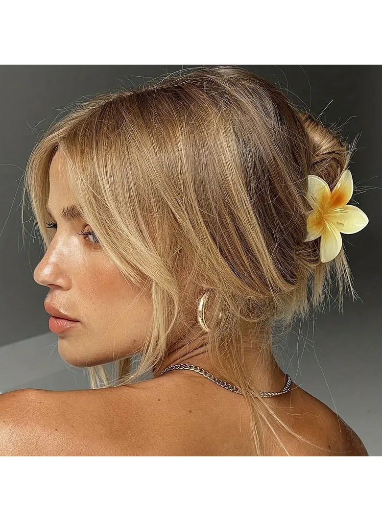 Goolsky 6 قطع مشبك شعر زهري رومانسي صيفي بسيط وأنيق لرفع الشعر للنساء - Image 5