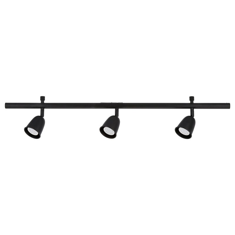 SKURUP Ceiling Track with 3 Adjustable Spotlights, Black, 96 cm - Image 1