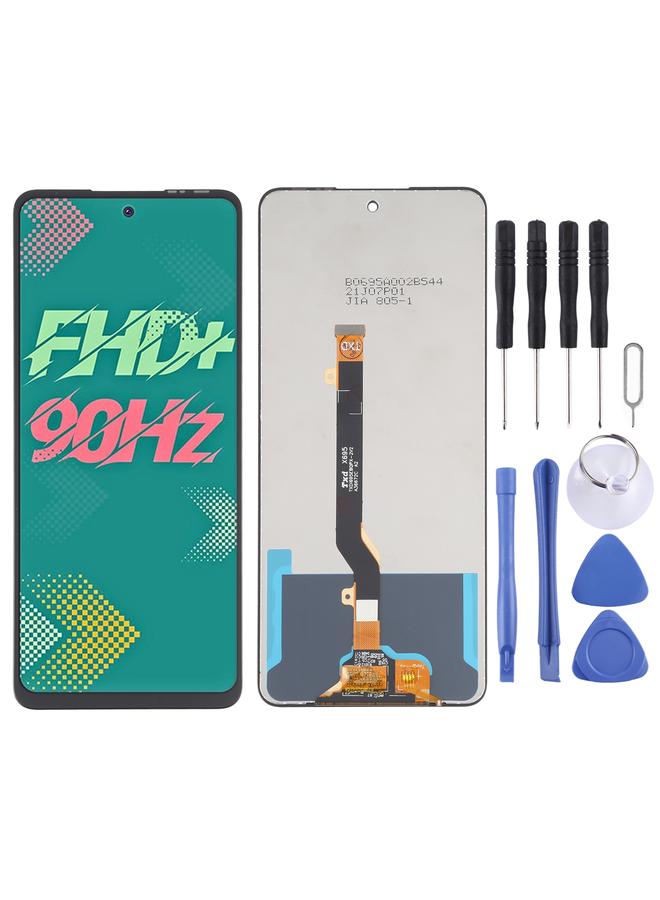 erorex Replacement LCD Screen and Digitizer Full Assembly for Infinix Hot 11s X6812 - Image 1