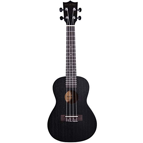 Kadence UKC03BK Concert 23" Acoustic Ukulele | Mahogany Wood | Comes with Bag | Includes Learning Course | Black - Image 4