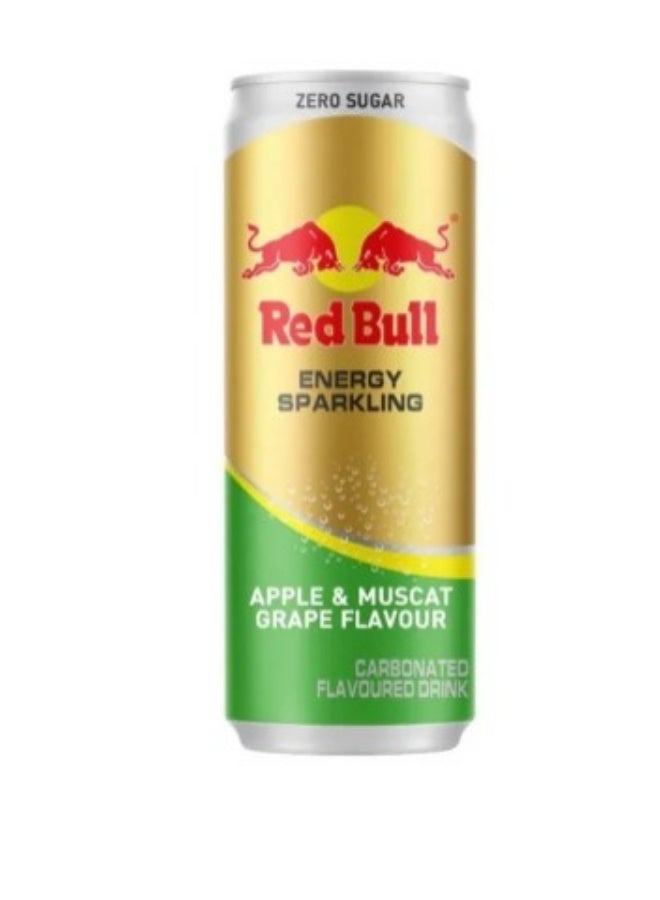 ريد بل مشروب الطاقة ريد بول بنكهة التفاح وعنب مسقط 250 مل