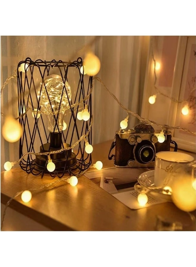 Led 8m LED String Lights (40 BigLEDs) - Decorative Lighting for Ramadan, Eid, Christmas & Special Events - Image 1