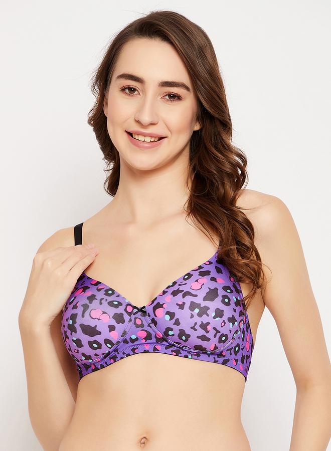 Clovia Set of 2 - Padded Non-Wired Full Cup Animal Print T-Shirt Bra - Image 3