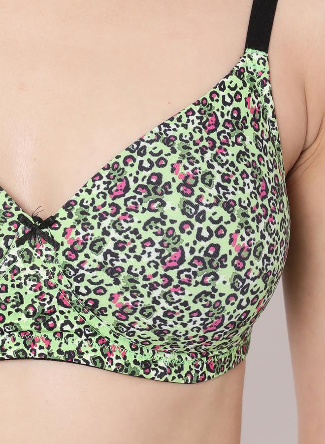 Clovia Set of 2 - Padded Non-Wired Full Cup Animal Print T-Shirt Bra - Image 2