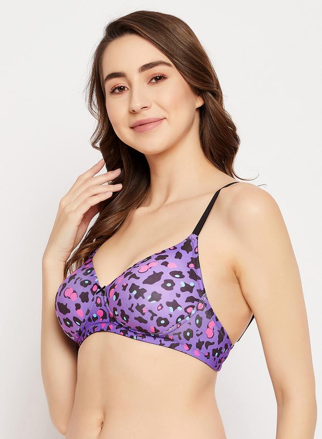 Clovia Set of 2 - Padded Non-Wired Full Cup Animal Print T-Shirt Bra - Image 4