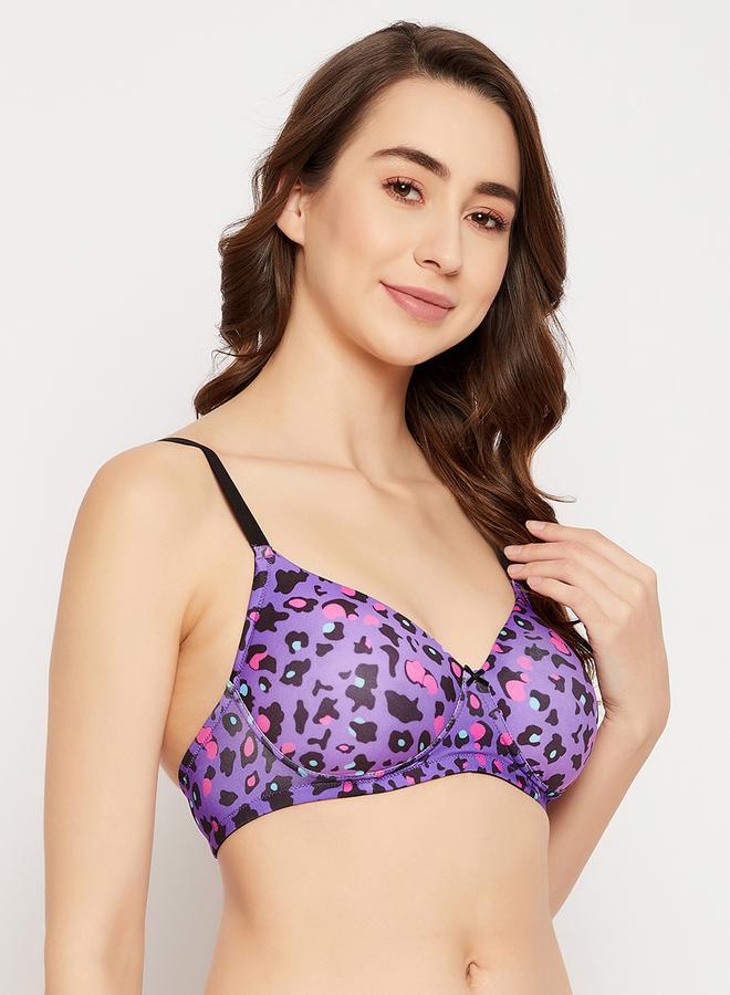 Clovia Set of 2 - Padded Non-Wired Full Cup Animal Print T-Shirt Bra - Image 5