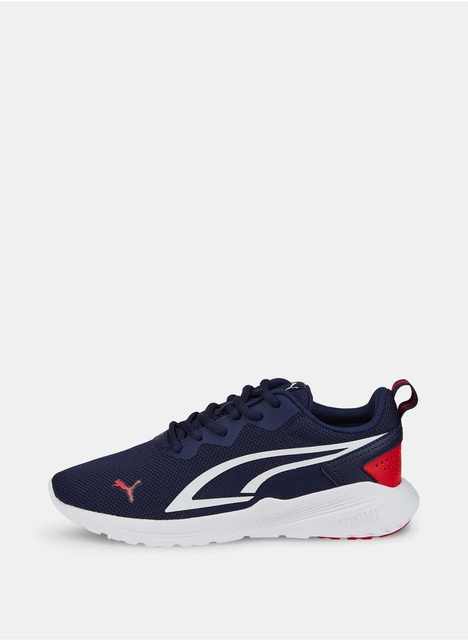 PUMA All Day Colorblock Logo Print Lace Up Shoes - Image 3