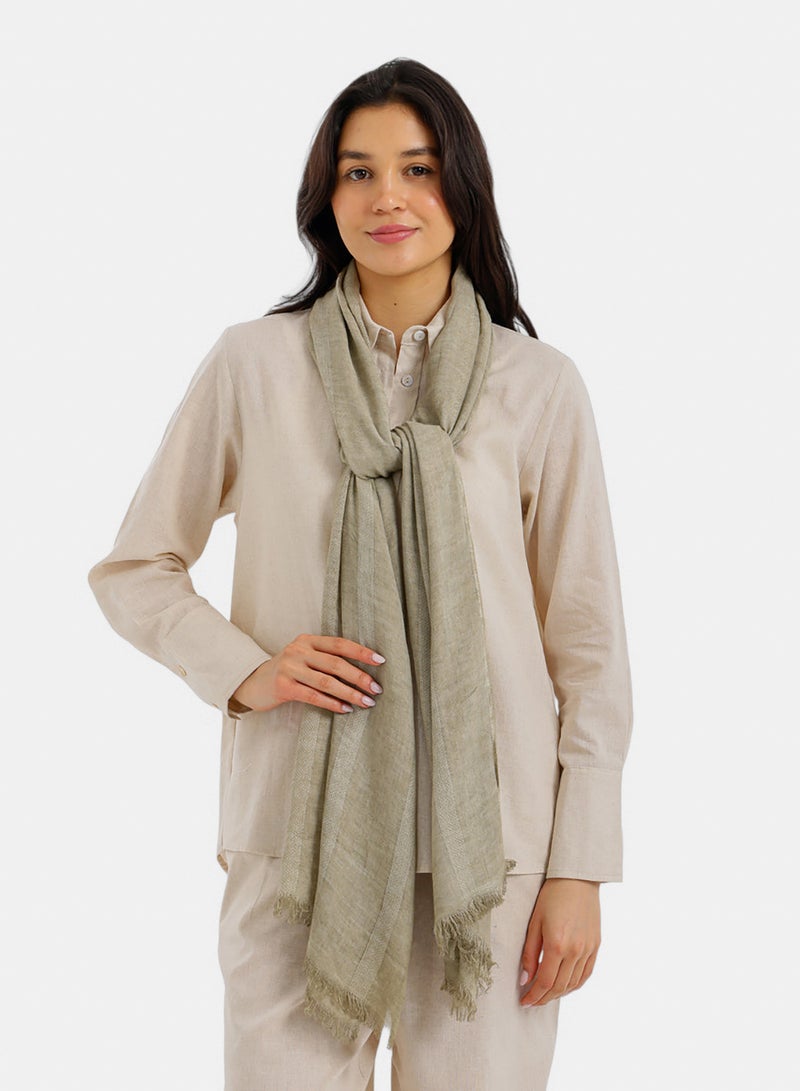 Carina Tonal Stripe Scarf - Image 2