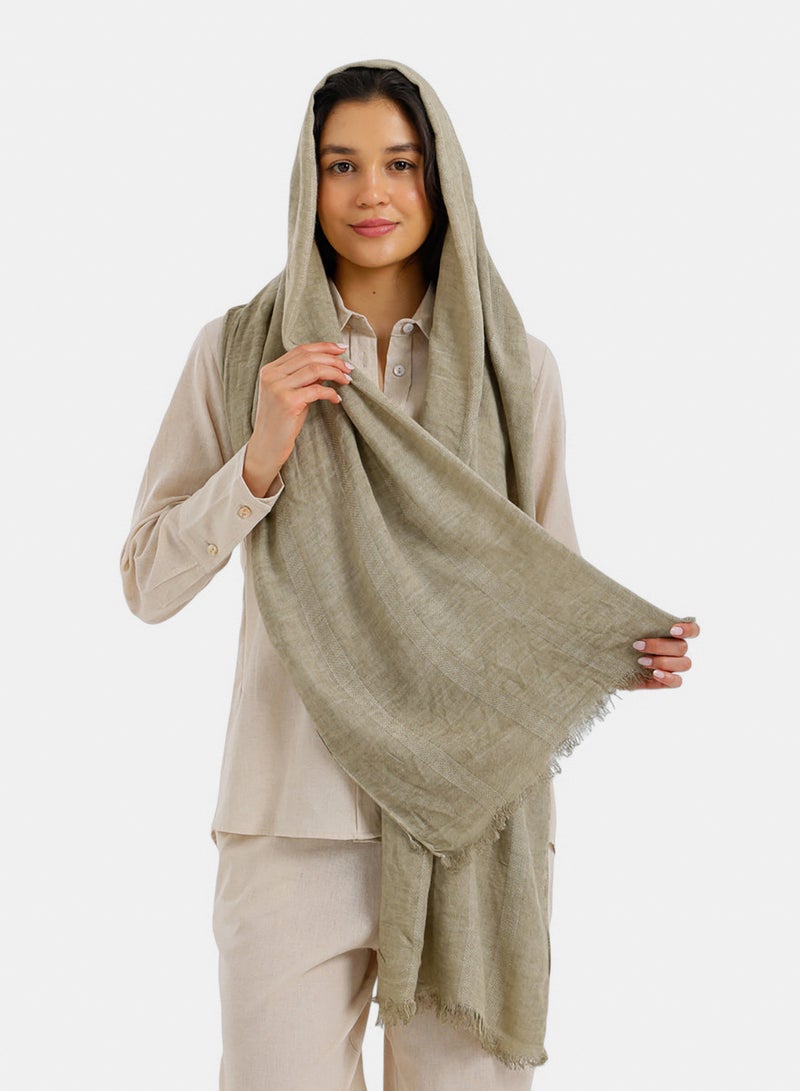 Carina Tonal Stripe Scarf - Image 3