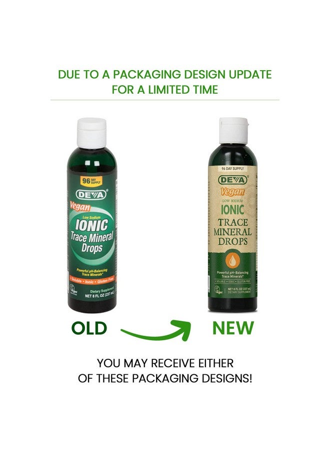 DEVA Vegan Ionic Trace Mineral Drops, Low Sodium, pH Balancing, 96-Day Supply, 8 Fl Oz - Image 2