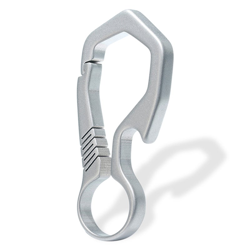 Outdoor Lightweight Titanium Key Chain Quick-release Key Ring Holder Bottle Opener - Image 1
