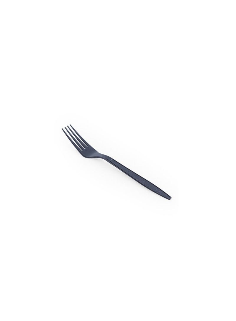 Falconpack Falcon Black Plastic Fork (1 Pack x 50 Pieces) - Image 2