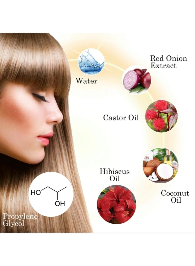 OUHOE Red Onion Oil Spray For Hair Helping Thicken And Straighten Hair Hydrated And Smoothing 30 ML - Image 4