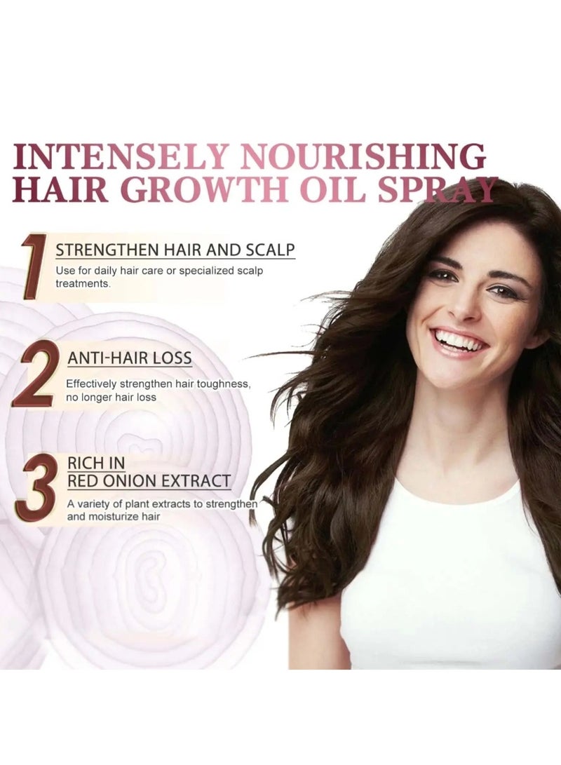 OUHOE Red Onion Oil Spray For Hair Helping Thicken And Straighten Hair Hydrated And Smoothing 30 ML - Image 5