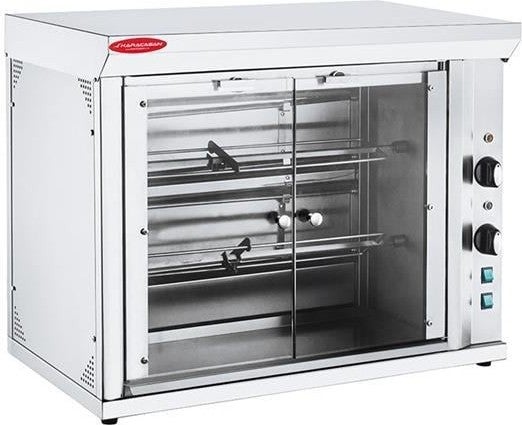 CSA İnox Karacasan Industrial Electric Wall Type Chicken Rotisserie Machine 